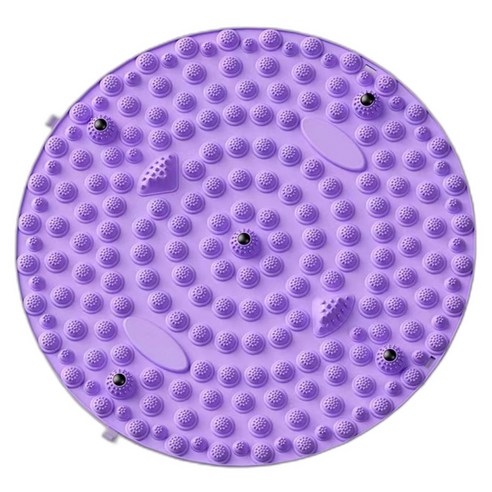 비투윈 발 마사지 시원한 발지압매트 55cm, 퍼플, 1개