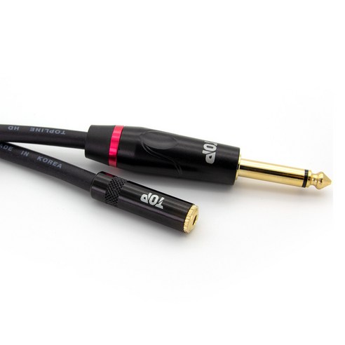 HD탑 국산 3.5mm 스테레오 남성 – 5.5mm 모노 수 케이블 HT-TP418, 1개, 1.5m 5.5to3.5 HD탑 국산 3.5mm 스테레오 남성 – 5.5mm 모노 수 케이블 HT-TP418, 1개, 1.5m 5.5to3.5