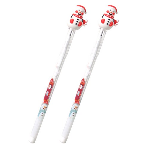크리스마스 카트리지 샤프 눈사람, 1.5mm, 2개