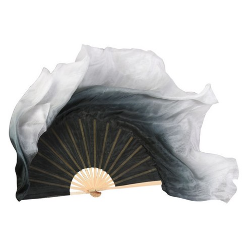 마켓피아 현대 동양스타일 실크 너슬 무용부채 M, 1개, A타입