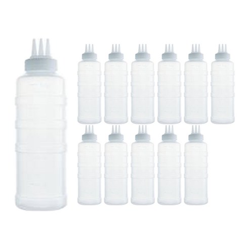 리빙패밀리 잘라쓰는 소스통 3구, 400ml, 12개