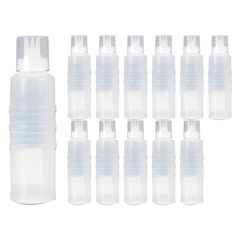리빙패밀리 잘라쓰는 뚜껑소스통 3구, 700ml, 12개