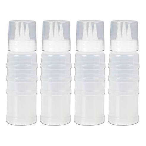 리빙패밀리 잘라쓰는 뚜껑소스통 3구, 400ml, 4개