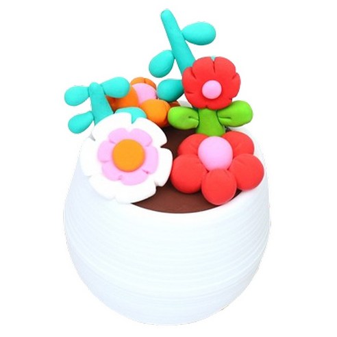 귀여운 미니미 선인장 클레이 지점토 화분 만들기 세트 300g, 3, 1세트