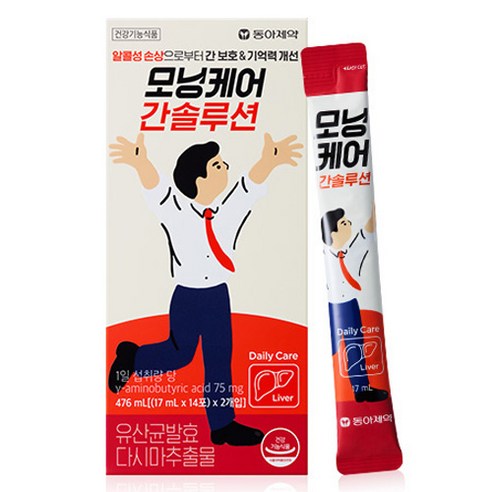 동아제약 모닝케어 간 솔루션 28p, 476ml, 1개