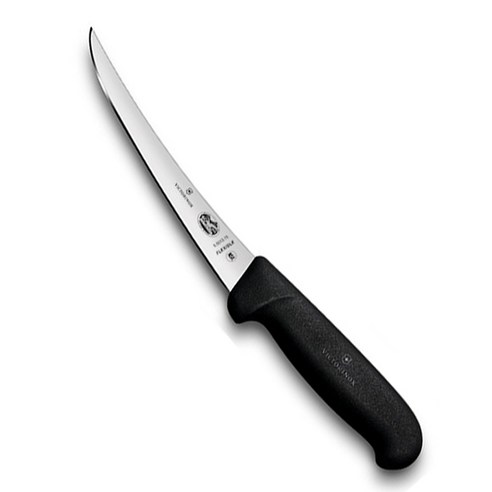 빅토리녹스 보닝나이프 유연한 좁은폭 곡선 뼈칼 시리즈, 15cm, 블랙 5.6613.15, 1개