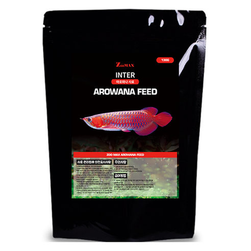 쥬맥스 인터 아로와나 사료 S, 130g, 1개