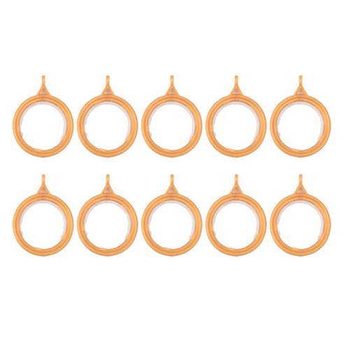 피피홈리빙 압축봉 커튼링 내경 33mm, 골드, 10개