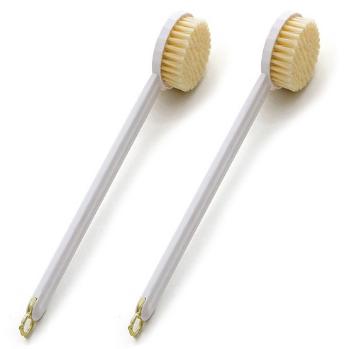 알로데 보송 바디 브러쉬, TYPE04 화이트, 2개