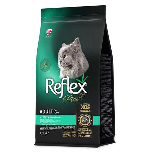 Reflex 어덜트 고양이 플러스 유리너리 건식사료, 닭, 1.5kg, 1개
