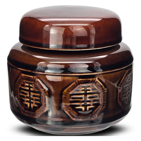 미르 경옥고 항아리 소금단지 밀폐용기 600ml, 1개