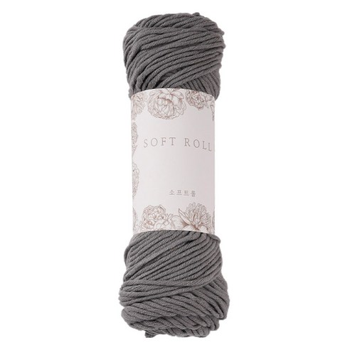 소프트롤 뜨개실 100g, 30 웜그레이, 1개