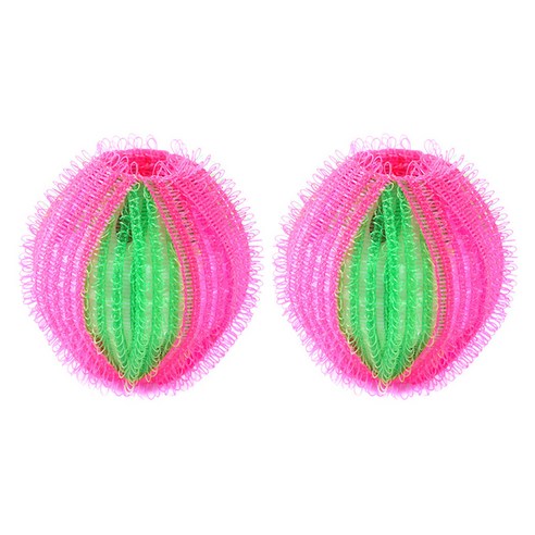 킹스로드 통돌이 드럼 세탁볼, 03 레드그린 4cm, 2개