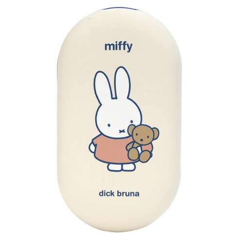 로이체 미피 양면발열 원터치 휴대용 충전식 미니 손난로 보조배터리, MIFFY-RHW-A-MM, 미피 + 멜라니