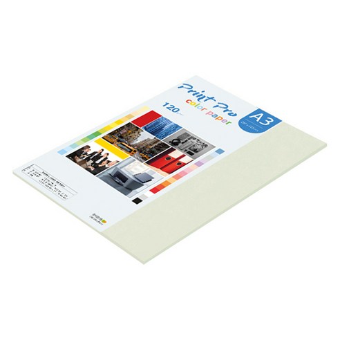 종이문화 프린트프로 얇은 칼라 복사지 No 18 라이트그레이 120g, 20개, A3