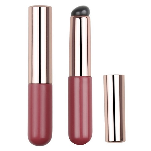 코살루 실리콘 메이크업 립브러쉬, 1개, 연핑크