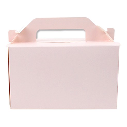 아이엔피 YA 앞열림 조각케이크박스 중 15 x 10.5 x 9 cm, 핑크, 5개