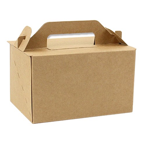아이엔피 YA 앞열림 조각케이크박스 중 15 x 10.5 x 9 cm, 크라프트, 5개
