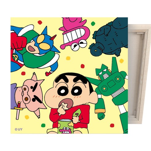 아이러브페인팅 짱구 비즈 큐빅 액자 DIY 보석십자수, 짱구와 장난감 친구들, 1개