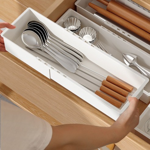 길이 조절로 공간 활용 극대화! 달콤상점 정리함으로 깔끔하게 변신하세요.