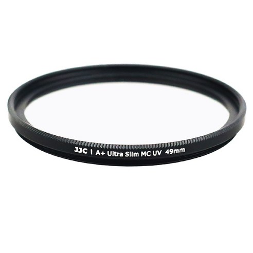 JJC 후지 X100VI 카메라 울트라 슬림 MCUV 렌즈필터 49mm, 1개, F-MCUV49(블랙)