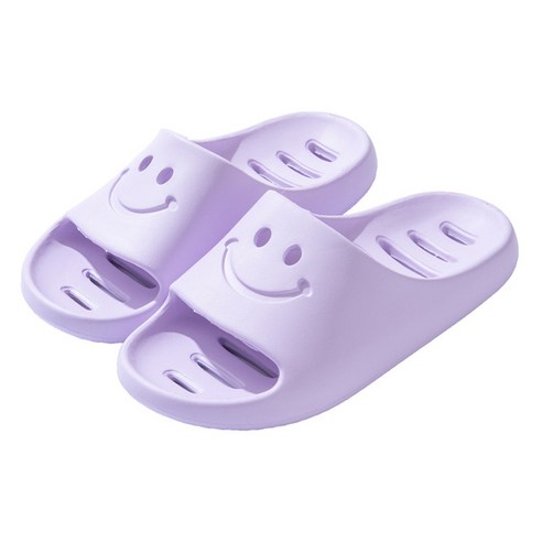 언헤브 뉴 스마일 물빠짐 욕실화, 07 퍼플, 1개