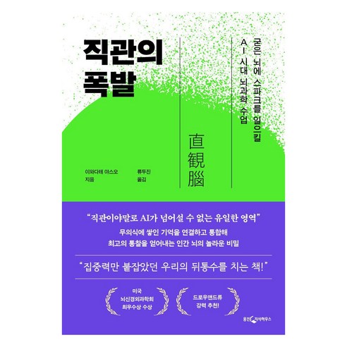 직관의 폭발 이와다테 야스오, 웅진지식하우스