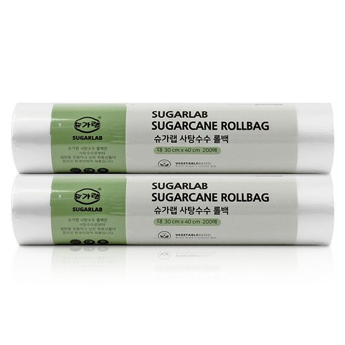 슈가랩 사탕수수 롤백, 대(L), 2개, 200개입