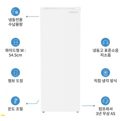 넉넉한 저장 공간과 편리한 사용성, 메디하임 180L 냉동고로 냉동 고민 해결!