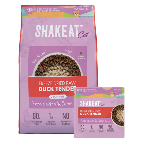 쉨잇 전연령 캣 동결건조 프레시 키블 건식사료 24p, 오리, 1.2kg, 1개