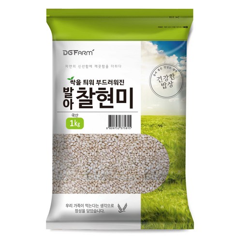 건강한밥상 발아찰현미, 1kg, 1개