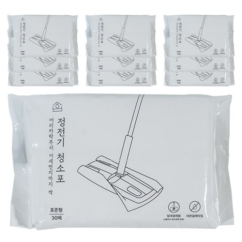생활백서 정전기 청소포, 10개