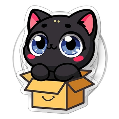 까미또 까만 고양이 미또 아크릴 톡, 미또 큐트, 1개