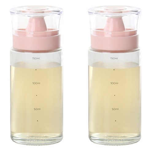 키텐실 시노글라스 비스포크 실리콘 오일병 S-Cap 로즈핑크, 2개, 170ml