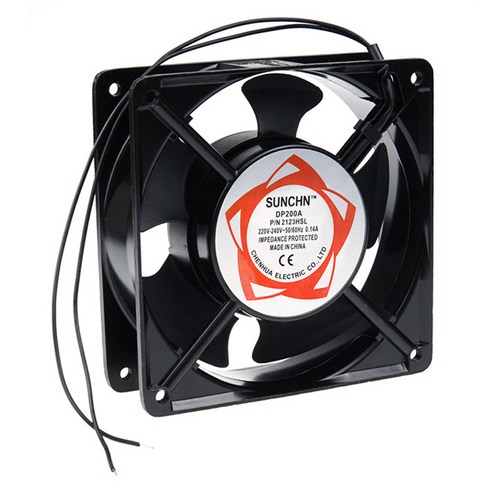 컴스마트 AC 220V 전원 제작용 2선 다용도 환풍기 사각 쿨러 TB552, 공랭, 1개
