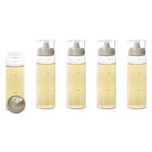 키텐실 비스포크 양방향 멀티 실리콘 오일병 M Cap 베이지, 5개, 300ml