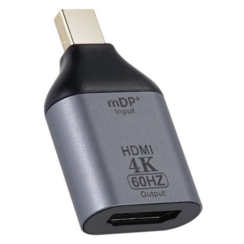 컴스 미니 디스플레이포트 to HDMI 변환젠더 4K@60Hz 컨버터, 1개
