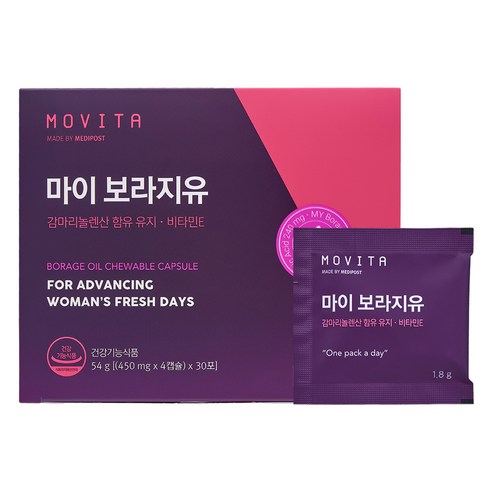 모비타 마이 보라지유 감마리놀렌산 보라지오일 54g, 1개, 120정