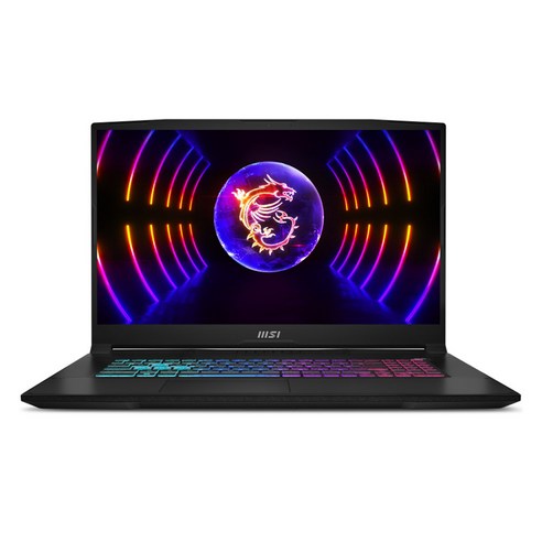 MSI 2025 스워드 GF76 17.3 코어i7 인텔 13세대 지포스 RTX 3050, 블랙, 512GB, 16GB, Free DOS, Sword GF76 B13UDXK (1465)