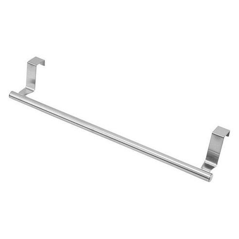 깨비다 무타공 스텐 행주걸이, 실버, 1개