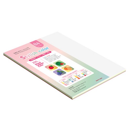 종이문화 SS 스타일리쉬 시즌 두꺼운 혼합색지 205g 04 Winter, 20개, B4