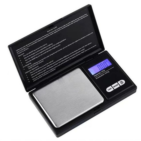 셀렉투유 휴대용 전자저울, 혼합색상, 0.2kg
