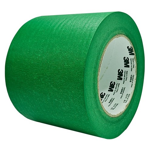 쓰리엠 자외선 저항성 마스킹 테이프 그린 96mm x 55m, 1개