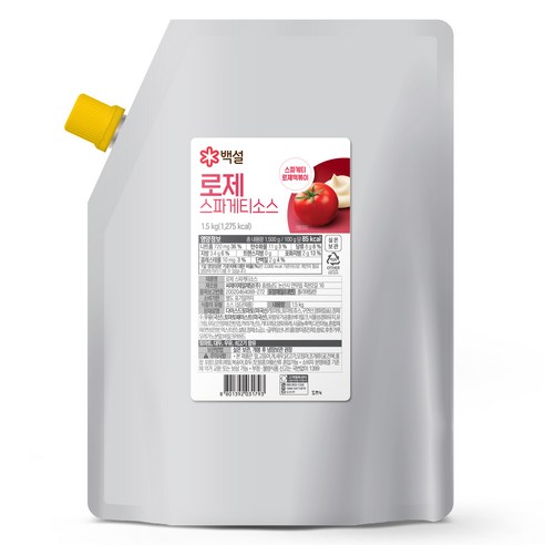 백설 로제 스파게티 소스, 1개, 1.5kg