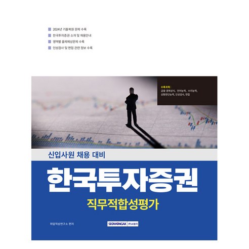 한국투자증권 직무적합성검사, 서원각