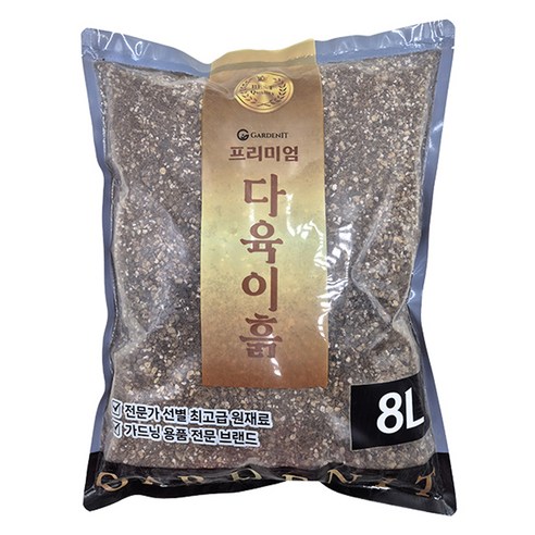 가든잇 프리미엄 중포장 흙 수제 다육이흙, 1개, 8L