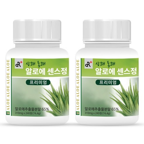 두리농산 상쾌통쾌 알로에 센스정 프리미엄 74.4g, 2개