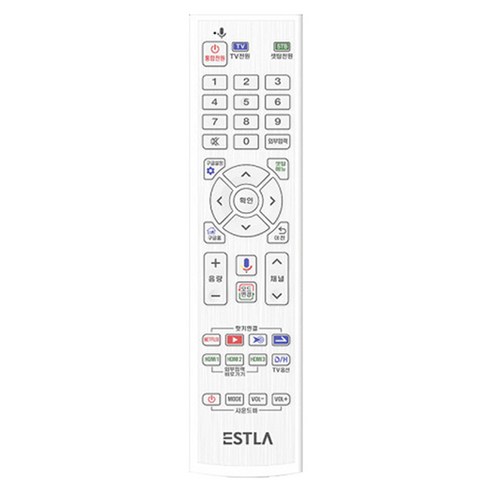 이스트라 25년형 NEW 올인원 TV 셋탑박스 사운드바 통합 리모컨, 1개, ESTLA Remote