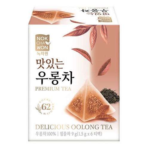 녹차원 맛있는 우롱차, 6개, 1개, 6개입