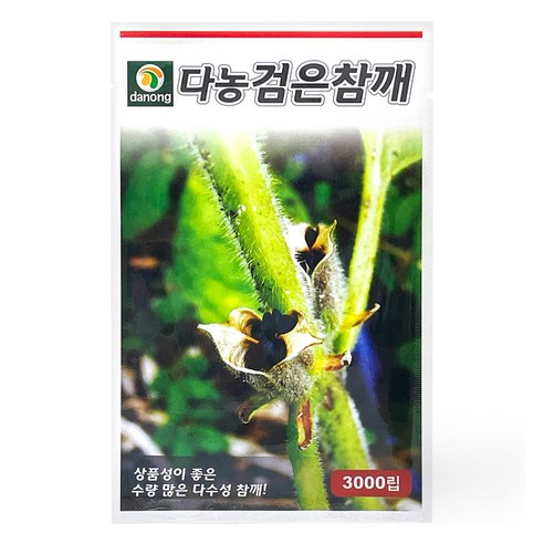 다농 검은참깨 씨앗 3000p, 1개